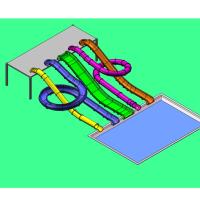Buy cheap Middle Size Multiple Riders Custom Water Slide For Fun Family product