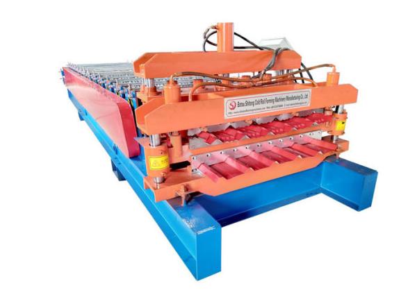 Buy cheap Two Profile Panel Double Layer Roll Forming Machine Cutting Plate Material Cr 12 from wholesalers