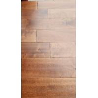 Buy cheap distressed birch solid hardwood flooring with handscraped & charter Mark texture product