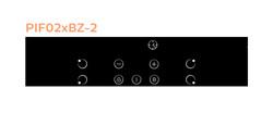 Vertical 3 Burner Electric Induction Hobs 6100W Built In Plastic Housing
