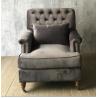 Buy cheap french style leisure wooden fabric sofa,lounge chair,casual chair,antique chair,oak wood sofa/chairLC-0022 from wholesalers