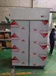 Commercial 2 Doors Upright Chiller Stainless Steel 304 Kitchen Fridge