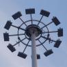 Buy cheap Powder Coated Conical Tubular Flood Light Poles with Shoe Box light 4 ~ 8 mm Wall thick from wholesalers