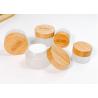 Buy cheap Thickened Bottom 100g Hand Cream Glass Jar Bamboo Cream Jars Eco Friendly from wholesalers