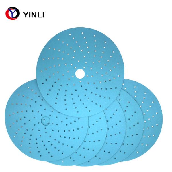 Buy cheap P120 Film Paper Sanding Disc Cloth Backing Abrasive For Cars Automotive Using from wholesalers