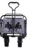 Buy cheap Collapsible Folding Four-wheel Wagon Cart for Portable 300LBS Garden Pull Heavy Duty from wholesalers