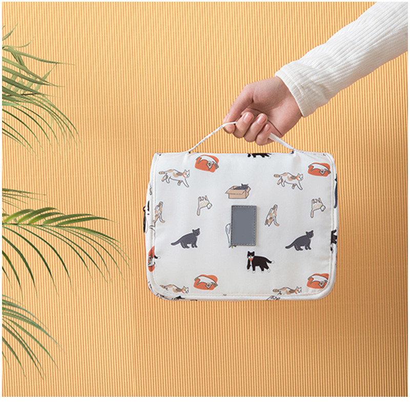 Custom High Quality Waterproof Hanging Travel Portable Wash Toiletry Bag