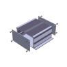 Buy cheap 6063 6005 Black Anodized Extruded Aluminum Box Electrical Cover from wholesalers