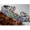 Buy cheap 925 Silver Colorful Enamel Cuff Bracelet Vintage Jewelry for Women (B6050602) from wholesalers