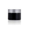 Buy cheap Clear 20ml 50ml Glass Cosmetic Cream Jar With Silver Cap from wholesalers