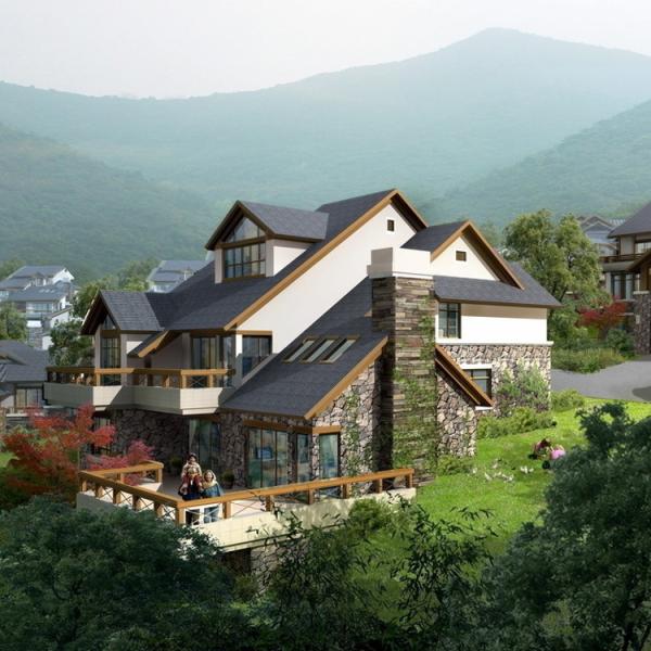 Buy cheap Modern Light Steel Villa House Easy Assemble Modular Insulation Panel from wholesalers
