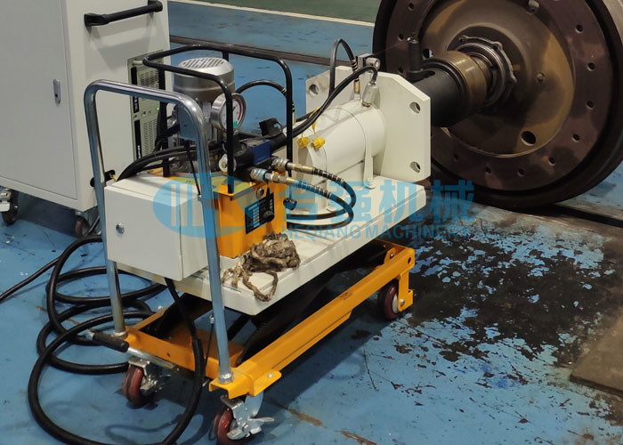 Mobile Bearing Mounting And Dismounting Press With Curve Recording System