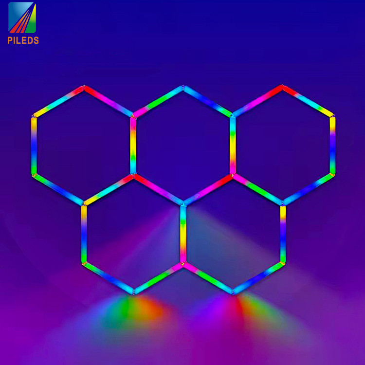 PILEDS LED Digital Pixel Tube RGB Pixel Bar/Stage Light With Honeycomb Shape For Ceiling Project Bar Club Hotel
