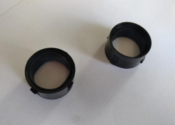 Buy cheap Rubber / ABS Automotive Plastic Parts for Black Light Base 4 Cavity from wholesalers