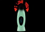 Programmable Led Message Hand Held Electric Fan , Rechargeable Battery Operated
