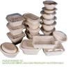 Buy cheap Bagasse Paper Container Biodegradable Paper Plate Disposable Pulp 11" X 8 Inch Bagasse 4-Compartment Tray from wholesalers