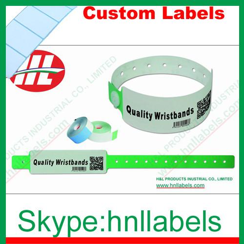 Buy cheap Thermal Synthetic Medical Identification Wristbands WB08 from wholesalers