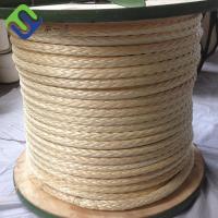 Buy cheap Yellow Marine 12 Strand Mooring Rope Braided Uhmwpe ABS Approved product