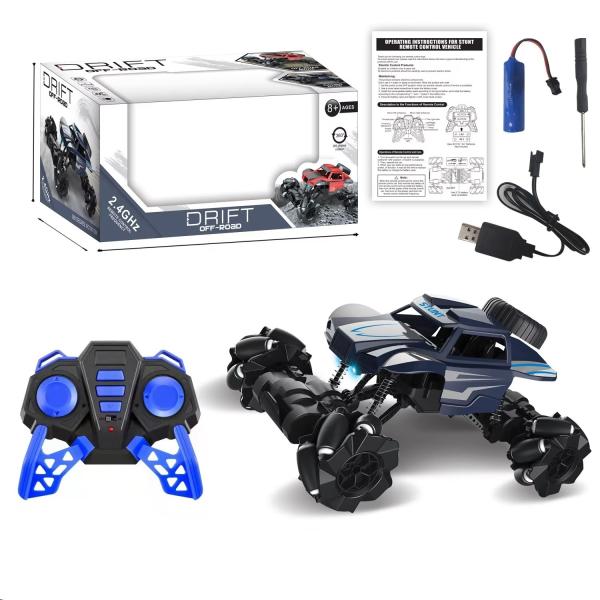 Original Box Package Includes 360 Rotation Radio Control Stunt Rc Drift Racing