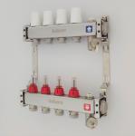 ZZ18155 PEX Radiant Floor Heating Stainless Steel Manifold Set , Underfloor