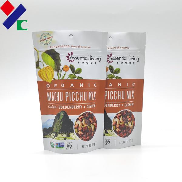 Buy cheap Biodegradable Resealable Plastic Zipper Packaging Bags Smell Proof 50 - 200microns from wholesalers