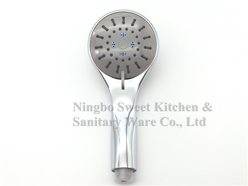 ABS material chrome plating shower head hand shower set rain shower bathroom accessories