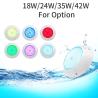Buy cheap Underwater 18W 35W Concrete Pool Light Surface Mounted Remote Control from wholesalers