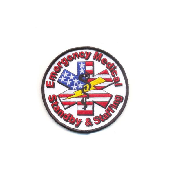 Buy cheap School Twill Clothing Embroidery Patches Iron On Sew On Custom Logo Shape from wholesalers