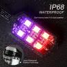 Buy cheap 12 Pcs Motorcycle LED Light Kit APP/RF Control Waterproof 16 Million Color Brake Light from wholesalers