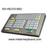 Buy cheap Mechanical Ruggedized Metal Kiosk Keyboard Resin Key For Transportation Area from wholesalers