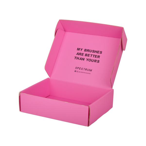 Buy cheap Pink Corrugated Paper Mailer Box Packaging Clothing E-Commerce Shipping from wholesalers