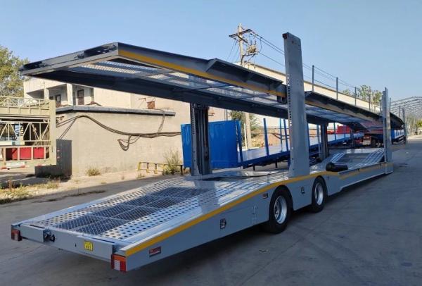 Buy cheap Air Suspension System Dual-Axle 6-8 Car Carrier Trailer for Vehicle Group Manufacture from wholesalers