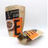 Buy cheap Resealable Kraft Stand Up Pouches Gravure Printed 4oz Brown Paper Coffee Bags from wholesalers