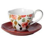 British Classical Fashion Ceramic Espresso Cups And Saucers Perfect For Garden