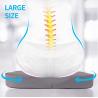 Buy cheap Black Airfiber Foam Pillow Car Seat Support Cushion Relieve Driving Fatigue from wholesalers