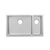 Buy cheap Factory Price SUS304 Undermount 32 Inches Double Bowl Stainless Steel Kitchen Sink from wholesalers