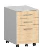 Buy cheap Wooden Front Chrome Plating Handle BBF 3 Drawer Pedestal Cabinet For Filling from wholesalers