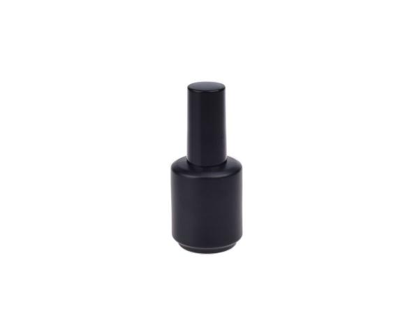 black powder coating gel polish bottle thick tough coating 15ml round gel polish
