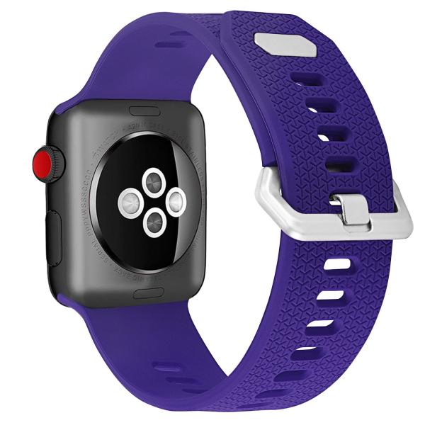 Buy cheap Custom Waterproof 38 42mm Silicone Wrist Watch Band Soft For Apple Watch from wholesalers