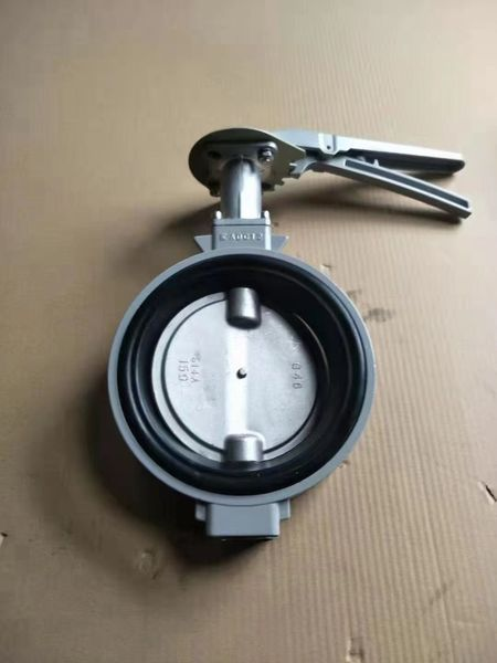 Customized Service Standard Aluminium Alloy Body Two-Pieced Shaft Wafer Butterfly Valve