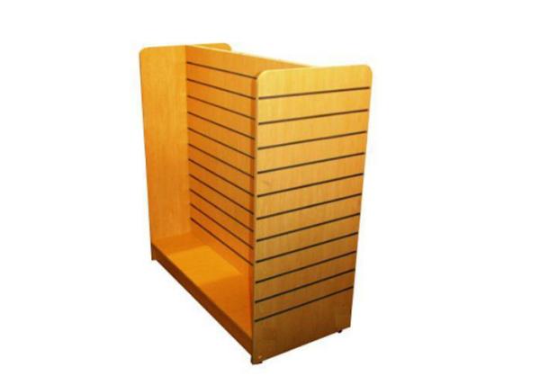 Buy cheap Middle Floor Standing Slatwall Display Stand Portable Classic Style For Supermarket from wholesalers