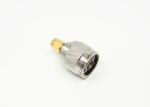 High Reliable N Male to SMA Male RF Adapter 50Ohm Dielectric PTFE for Instrument