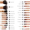 Buy cheap High quality Wood Handle Makeup Brushes Fan Brush best make up brush from wholesalers