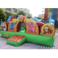 Buy cheap Animal Theme Kids Inflatable Playground For Kindergarten / Leisure Center product
