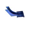 Buy cheap Precision Sheet Metal Fabrication , CNC Bending Metal Laser Cut Parts Blue Powder Painted from wholesalers