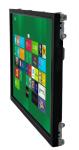 21.5 inch industrial rear mount SAW touch LCD Monintor with VGA,DVI,HDMI input