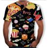 Buy cheap O Neck Adults Full Sublimation Printing T Shirts Anti Pilling Eco Friendly from wholesalers