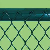 Buy cheap Square Chain Link Metal Net Steel Wire Mesh Fence PVC Coated 2.4 Meter product