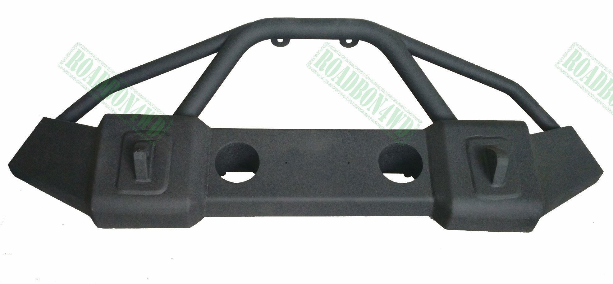 Wholesale 4x4 front bumpers jeep accessories for Wrangler Jk BLACK FRONT BUMPER FOR JEEP WRANGLER SPLIT STYLE