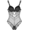 Buy cheap Seductive Sexy Bodysuit Lingerie French Knitted S-L Black Lingerie Body Suit from wholesalers